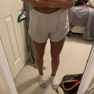White Athletic Nike Shorts